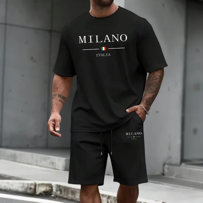 Men's Tracksuit Short Sleeve T - Summer Clothing For Young Men incelemesi ve fiyatı