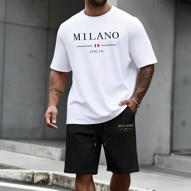 Men's Tracksuit Short Sleeve T - Summer Clothing For Young Men incelemesi ve fiyatı