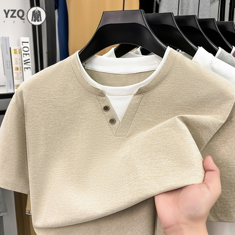 Mens Short Sleeve T Shirt Henl - Summer Clothing For Young Men incelemesi ve fiyatı