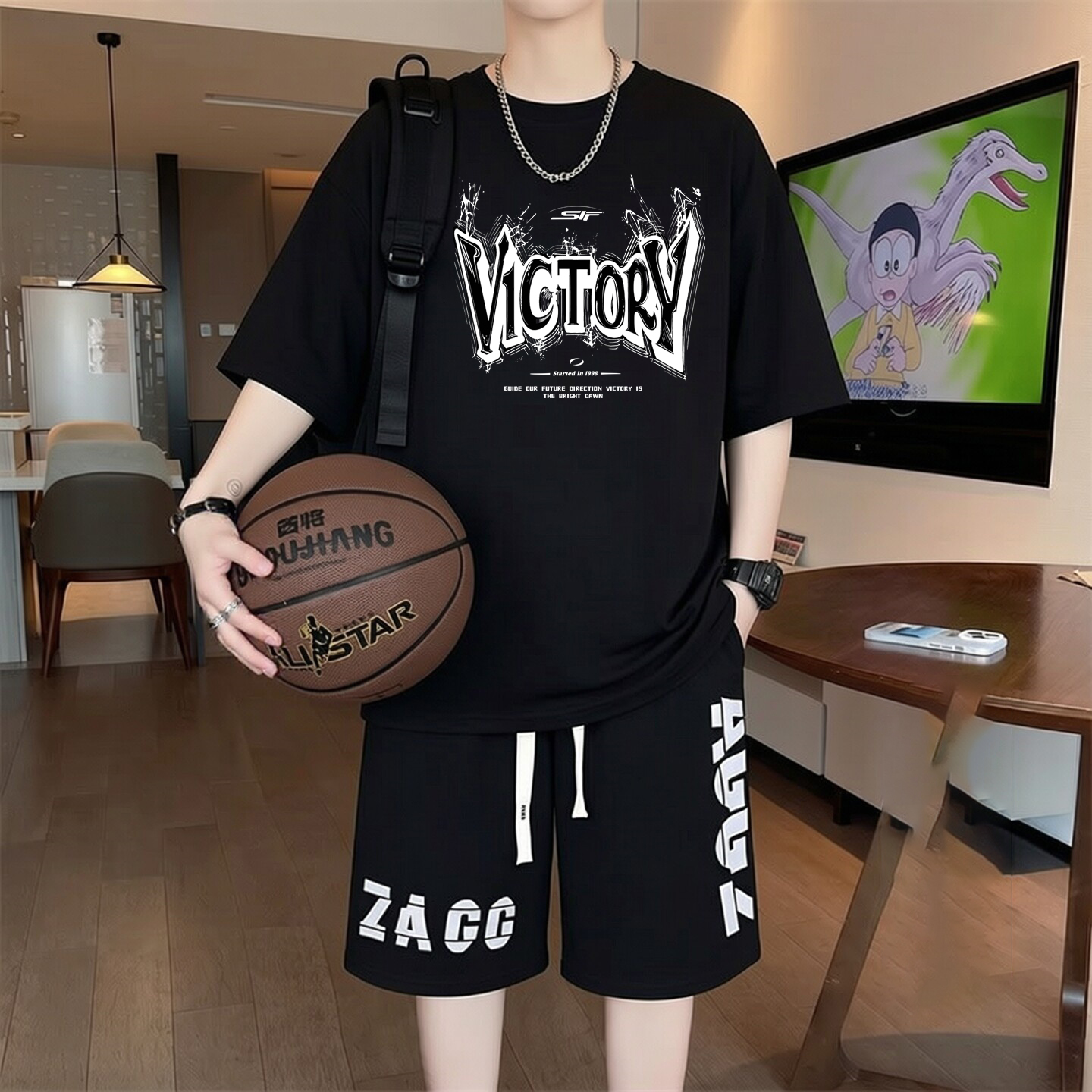 Summer Men T-shirts Sets Youth - Quality Summer Clothing incelemesi ve fiyatı