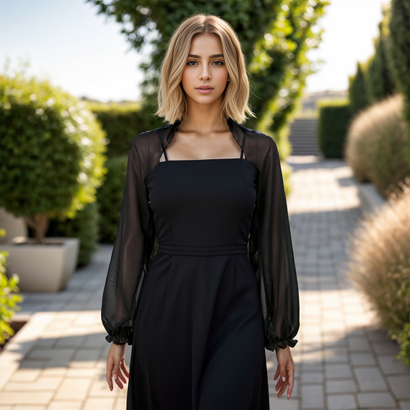 Solid Color Chiffon Shawl Summ - Off Shoulder Blouse incelemesi ve fiyatı