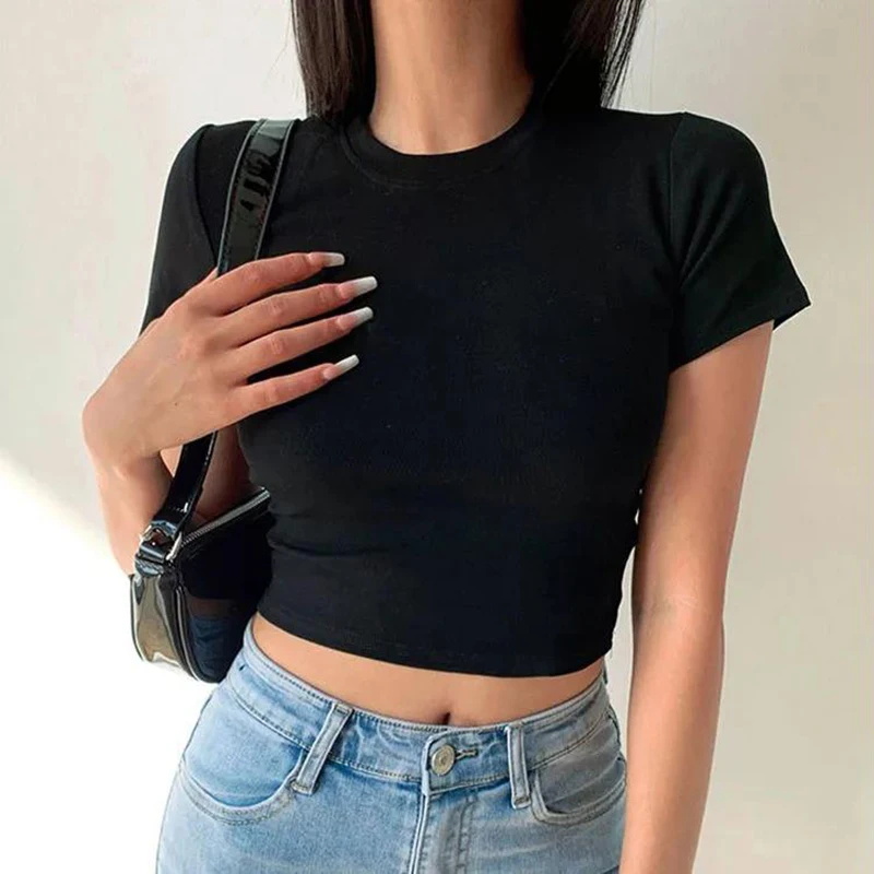 Short Sleeve T-Shirt Women Sol - Summer Zara incelemesi ve fiyatı