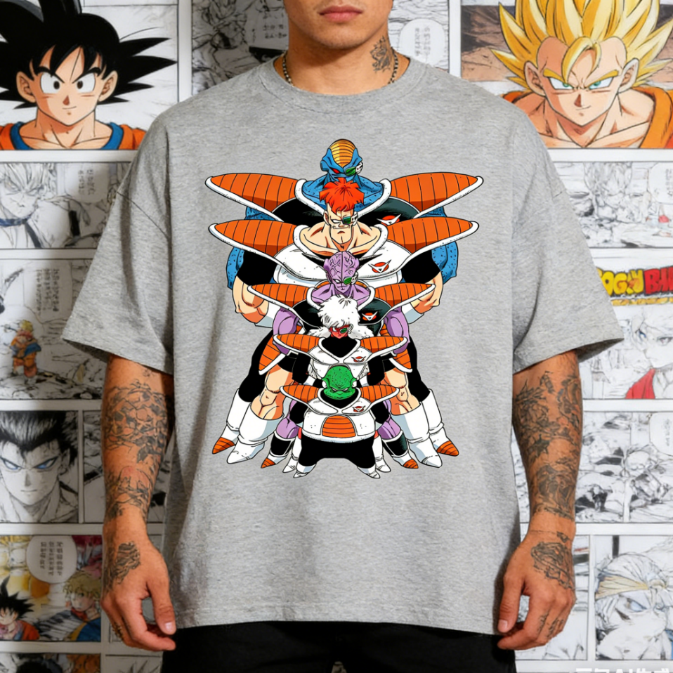 Dragon Ball Ginyu Force T-shir - Japanese Summer Clothing Men incelemesi ve fiyatı