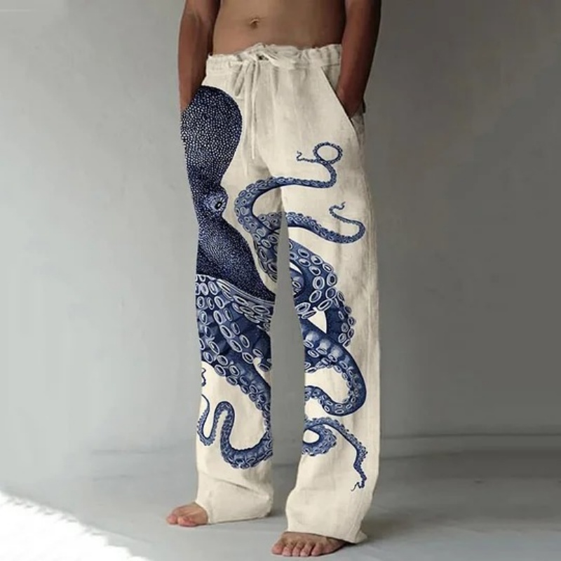 Japanese Art Octopus Graphic P - Japanese Summer Clothing Men incelemesi ve fiyatı