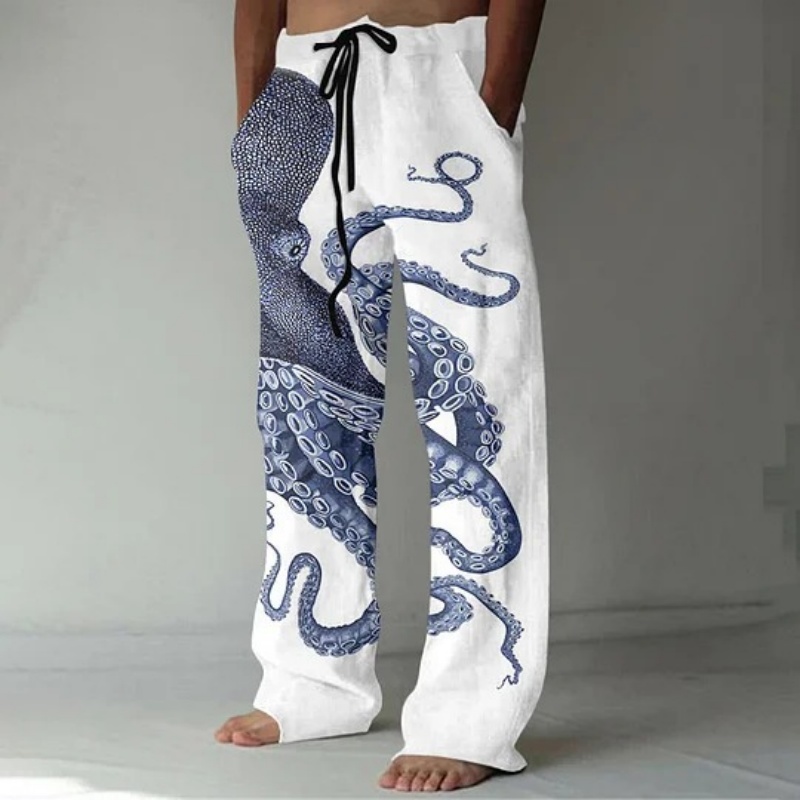 Japanese Art Octopus Graphic P - Japanese Summer Clothing Men incelemesi ve fiyatı