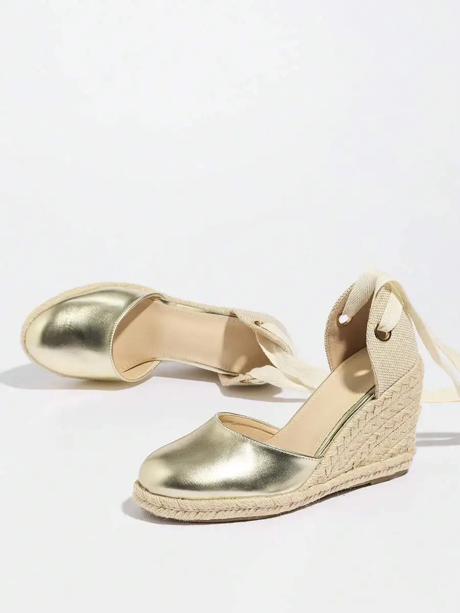 Metallic Cap Toe Espadrille We - Espadrille Sandal Women incelemesi ve fiyatı
