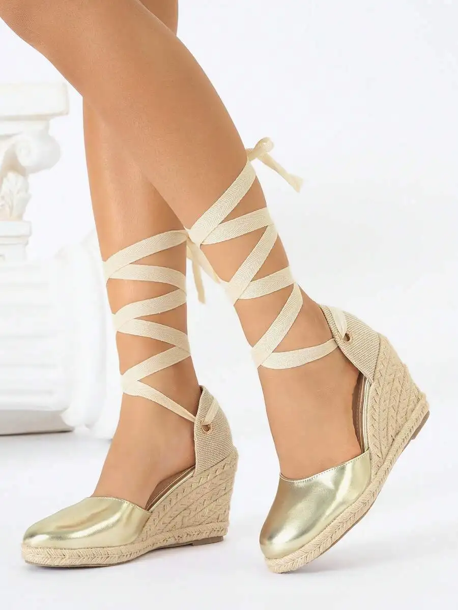 Metallic Cap Toe Espadrille We - Espadrille Sandal Women incelemesi ve fiyatı