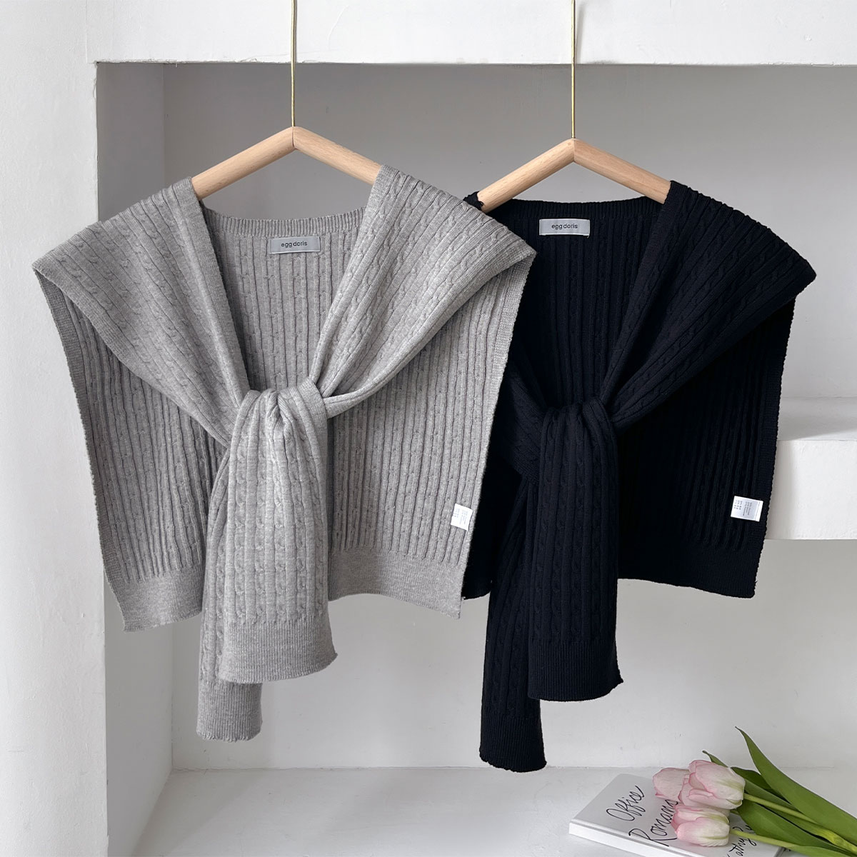 NEW Korean Autumn Knit Shawl F - Off Shoulder Blouse incelemesi ve fiyatı