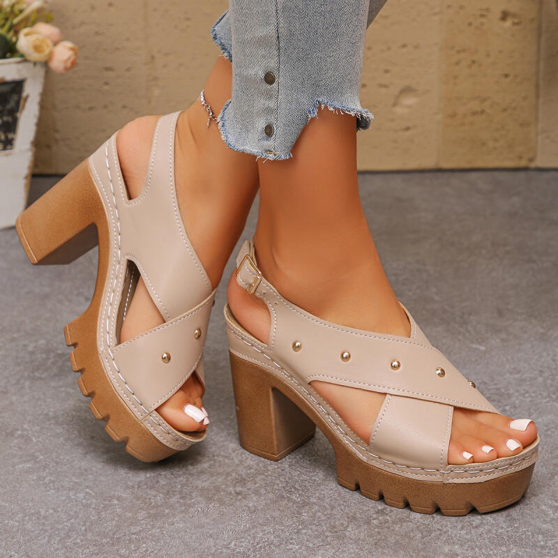 Vintage Super High Heel Cross  - Summer Clothing Ladies incelemesi ve fiyatı