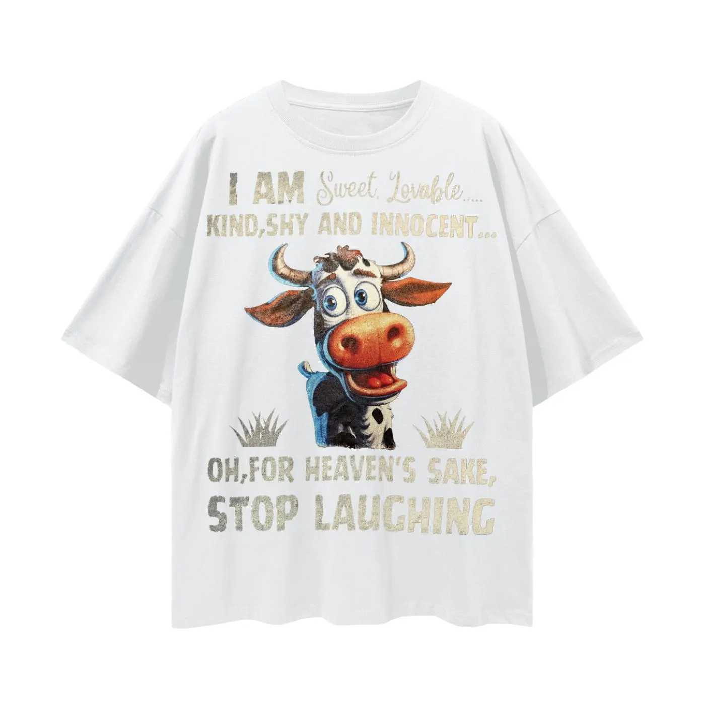 Loveable Cow Clipart Shirt Fun - Summer Clothing Clipart incelemesi ve fiyatı