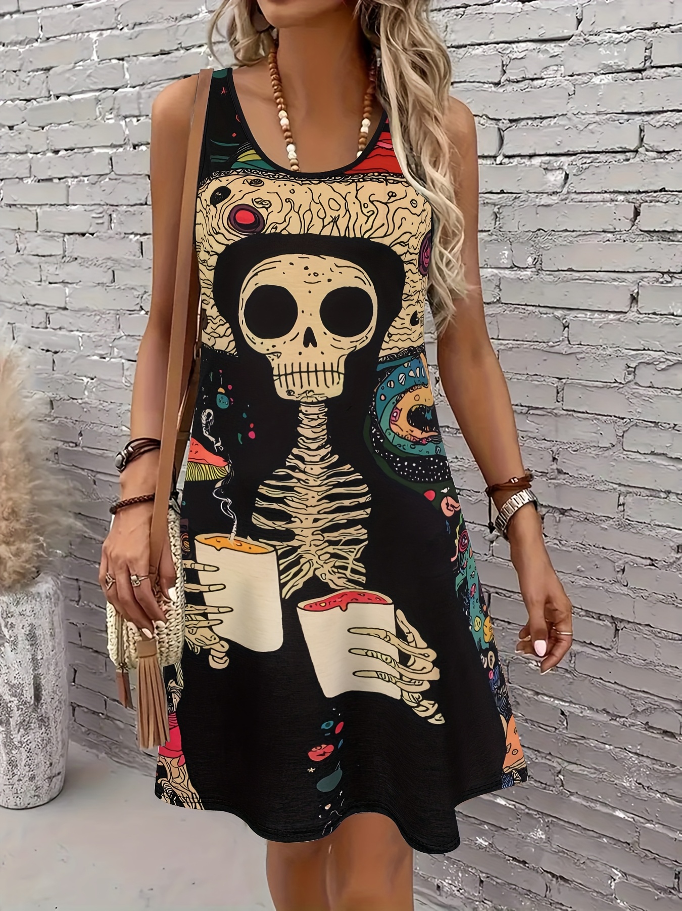 Women'S Gothic Punk Casual Dre - Summer Clothing For 70 Year Old Woman incelemesi ve fiyatı