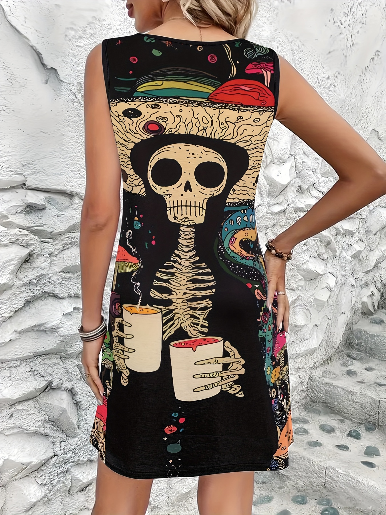 Women'S Gothic Punk Casual Dre - Summer Clothing For 70 Year Old Woman incelemesi ve fiyatı