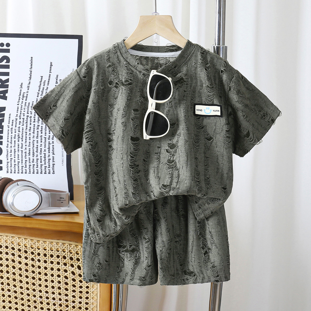 2PCS/Set New Summer Kids Short - Summer Clothing Europe incelemesi ve fiyatı