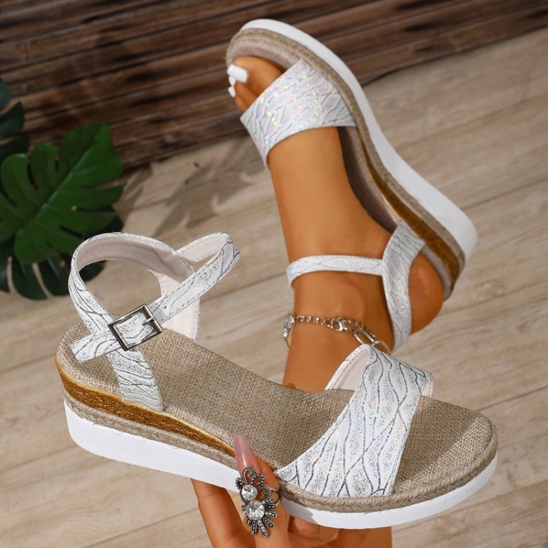 Wedge Sandals for Women White  - Espadrille Sandal Women incelemesi ve fiyatı